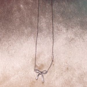 Classic Tiffany and Co Bow necklace